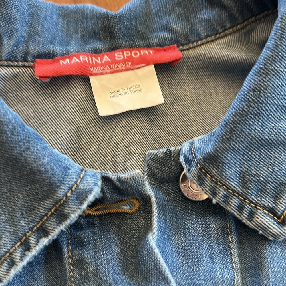 MARINA RINALDI Jean Jacket - Picture 2 of 5